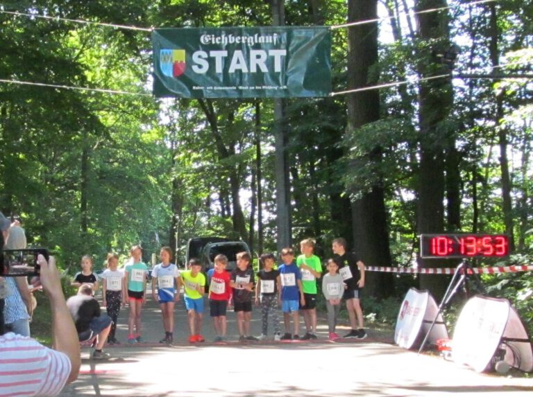 Eichberglauf 2022, Start der Kinder ab 7 Jahre